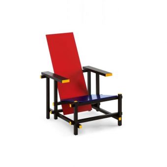 Cassina Red and Blue Chair