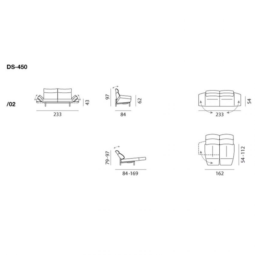 Zitmeubel DS 450 van De Sede bij Van Til Interieur