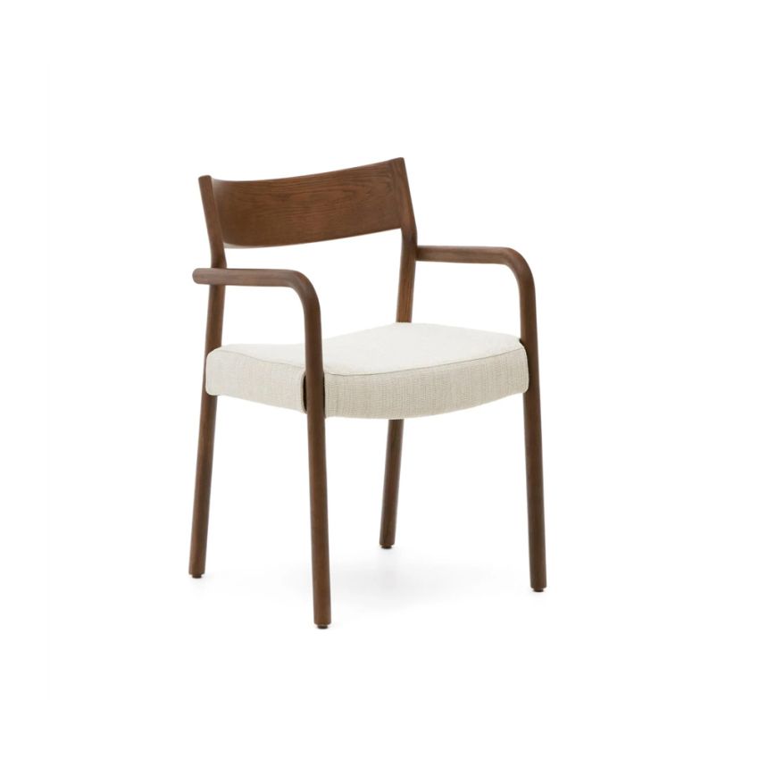 Ontdek de Kave Home Falconera eetstoel met rechte lijnen en elegant minimalistisch design. Comfortabel, authentiek en tijdloos voor elke eetruimte.