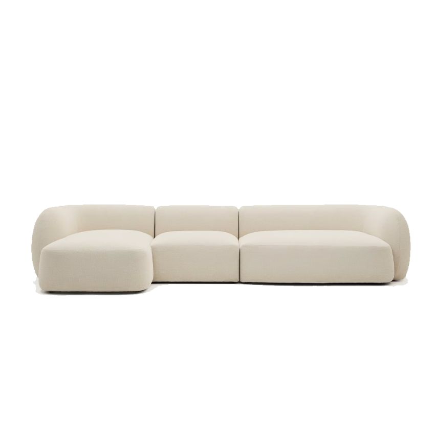 Ontdek de Kave Home Martina bankenserie met organische vormen en afgeronde volumes. Comfortabel, stijlvol en veelzijdig voor moderne woonkamers.