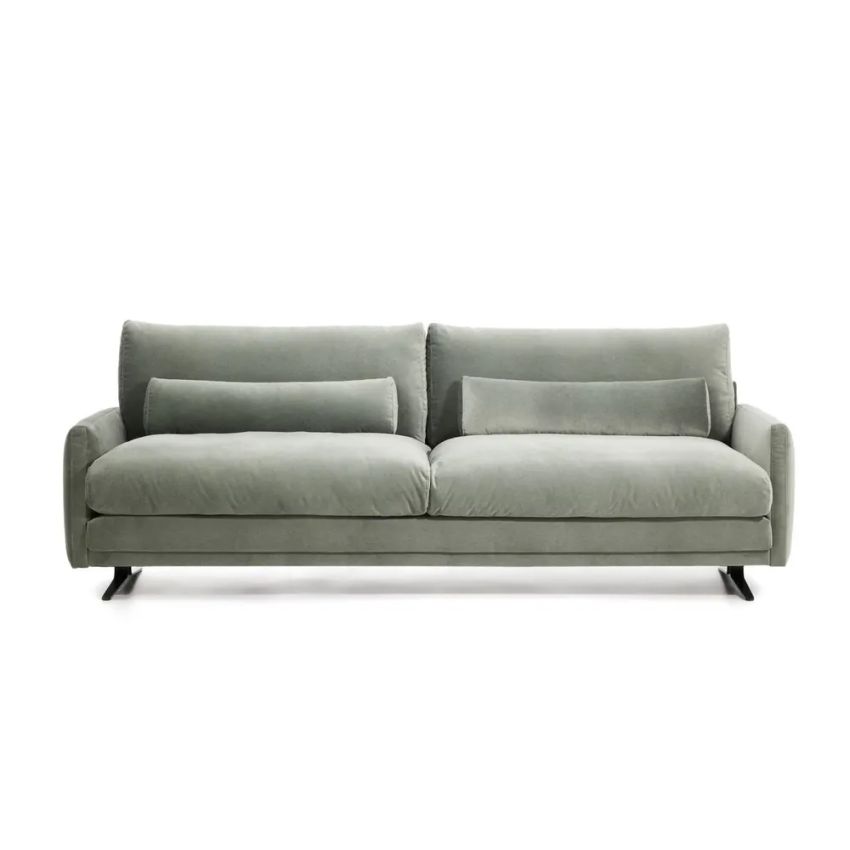 Ontdek de Kave Home Veliro bank met dubbele zitting en mid-century geïnspireerd design. Elegant, comfortabel en veelzijdig voor elke woonkamer.